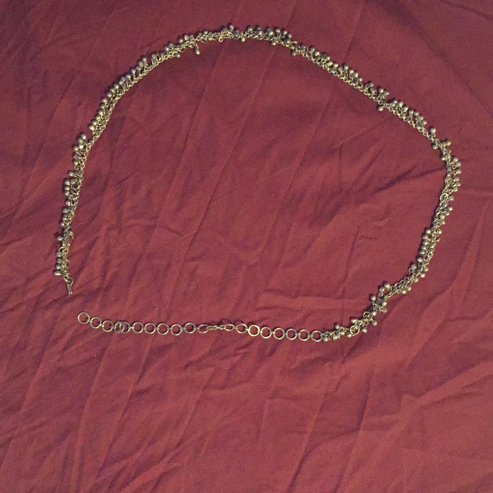 Indian silver belt measurement 35 total length